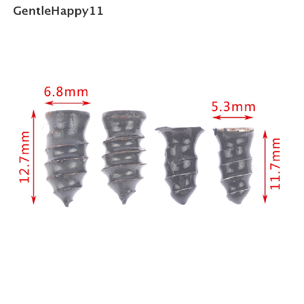 Gentlehappy 20Pcs Vacuum Tyre Repair Nail Untuk Sepeda Motor Tubeless Tyre Repair Rubber Nails id