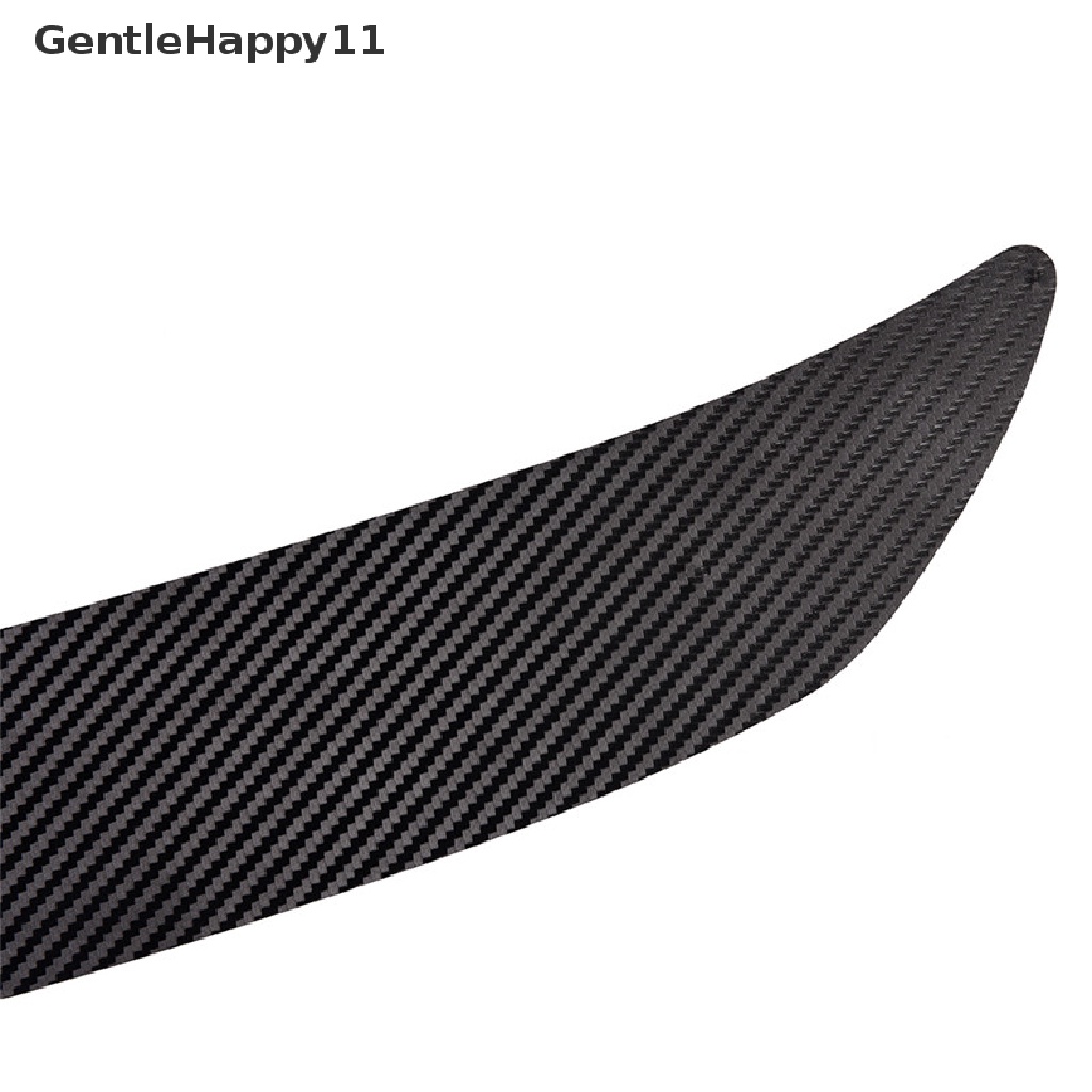 Gentlehappy Waterproof Carbon Fiber Stiker Bumper Belakang Trim Protector id