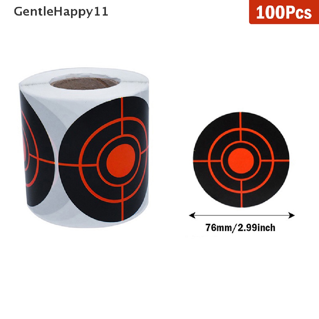 Gentlehappy 100/250pcs Shoog Target Tembak Target Stiker Splatter Untuk Latihan Shoog id