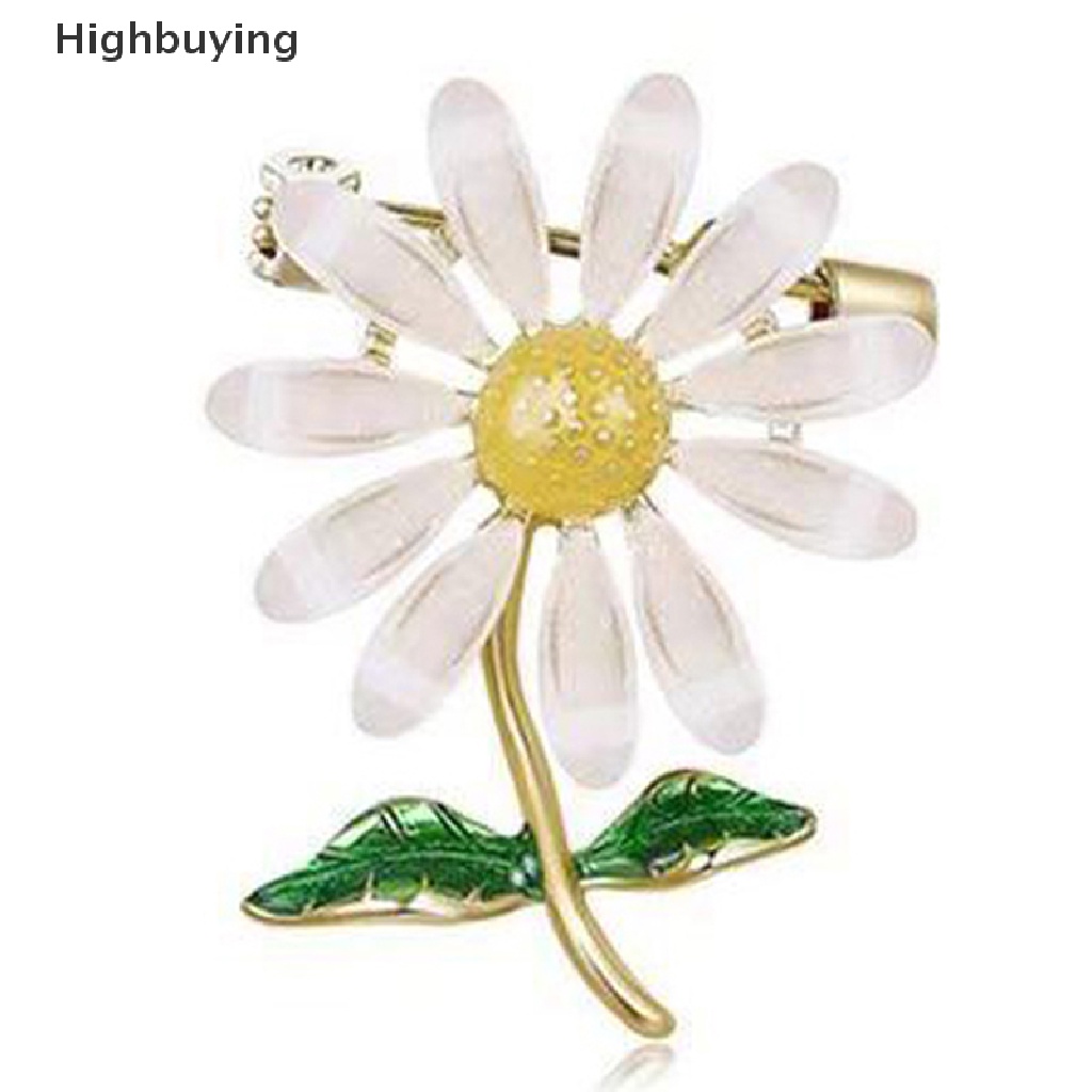 Hbid Enamel Kreatif Daisy Bros Pin Mantel Gadis Paduan Bros Pin Perhiasan Aksesoris Bros Hadiah Liburan Perhiasan Glory