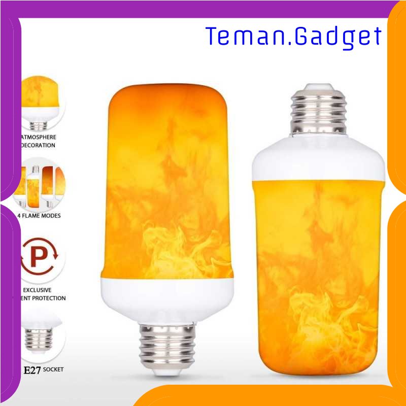 TG - LMP Lampu Bohlam LED Api Obor Flickering Flame Light E27 Blue Light 9W - CB360