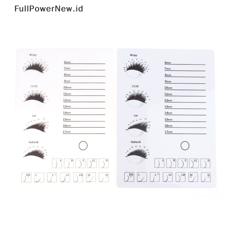 Power 1PC Acrylic Eyelash Holder Pallet Eyelash Extension Lem Pallet Lashes Holder ID