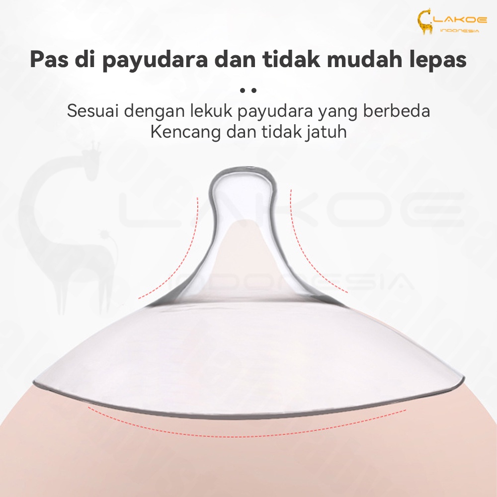 Lakoe Pelindung Puting Susu Ibu / Nipple Shield BPA FREE Natural Fit/Pelindung untuk Puting/Nipple cover