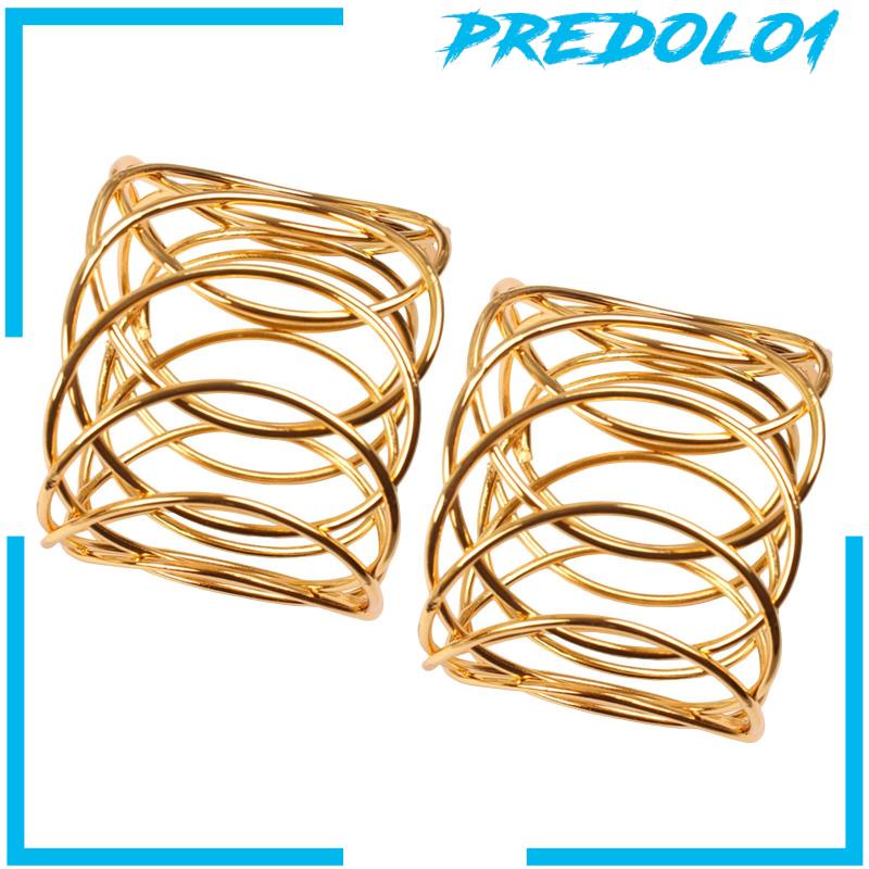 [Predolo1] 2pcs Ring Holder Serbet Jaring Bulat Gesper Untuk Pesta Serbet Kain