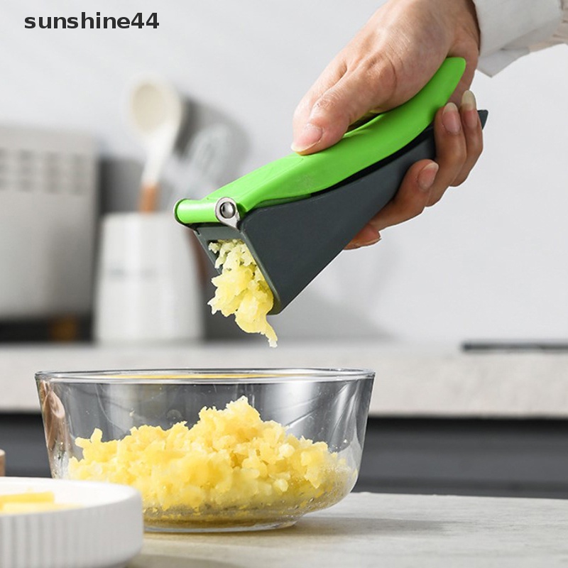 Sunshine Garlic Press Chopper Slicer Hand Presser Penggiling Penghancur Alat Dapur ID