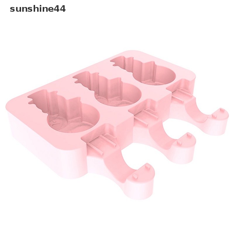 Sunshine Kartun Cetakan Es Krim Silikon Popsicle Molds Reusable Mould Summer Party Kids ID