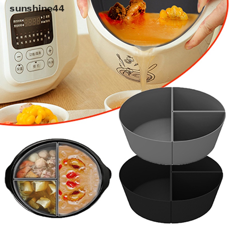 Sunshine Slow Cooker Divider Liner fit 6QT Kuali Panci Silikon Reusable &amp; Anti Bocor ID