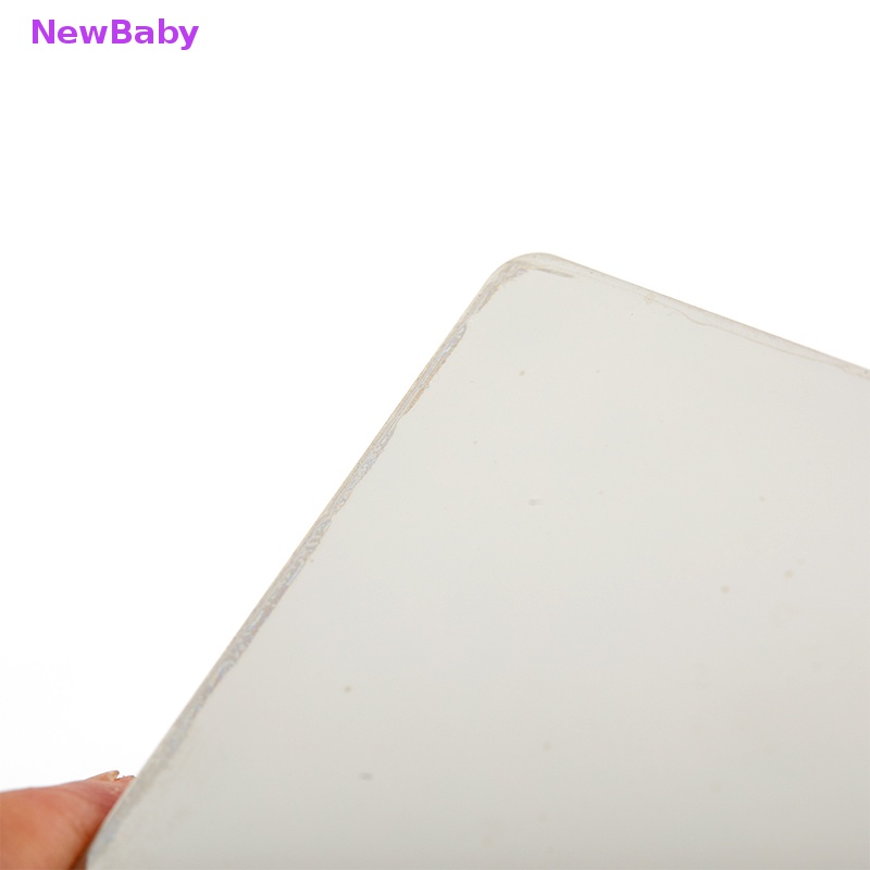 Newbaby 1PC Cermin Saku Makeup Mini Stainless Steel Portable Compact Mirror Handheld ID