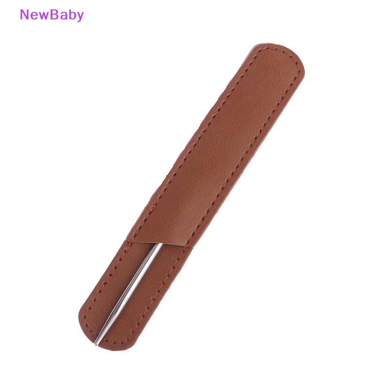 Newbaby 1Pcs Stainless Steel Kepala Ganda Makeup Toner Spatula Mixing Stick Foundation ID