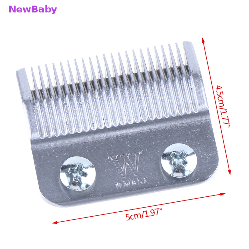 Newbaby Movable Blade Hair Cutg Clipper Blade Aksesoris Penjepit Baja Dengan Sekrup ID