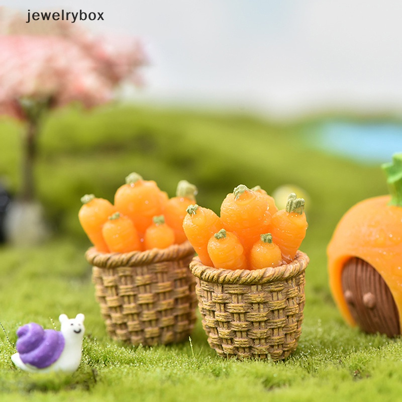 [jewelrybox] Patung Hadiah Kelinci Sunmmer Taman Peri Miniatur Kerajinan Resin Landscape Butik