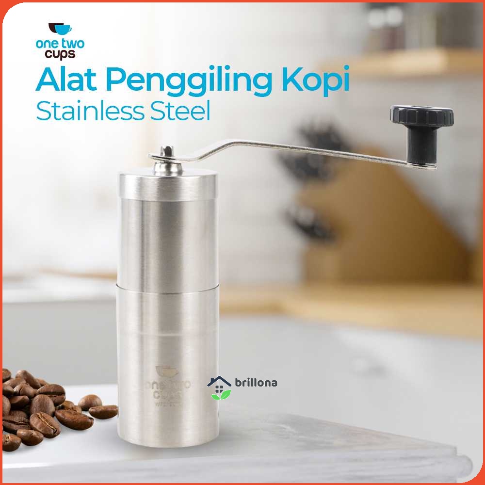 One Two Cups Alat Penggiling Kopi Stainless Steel - WFCG9800