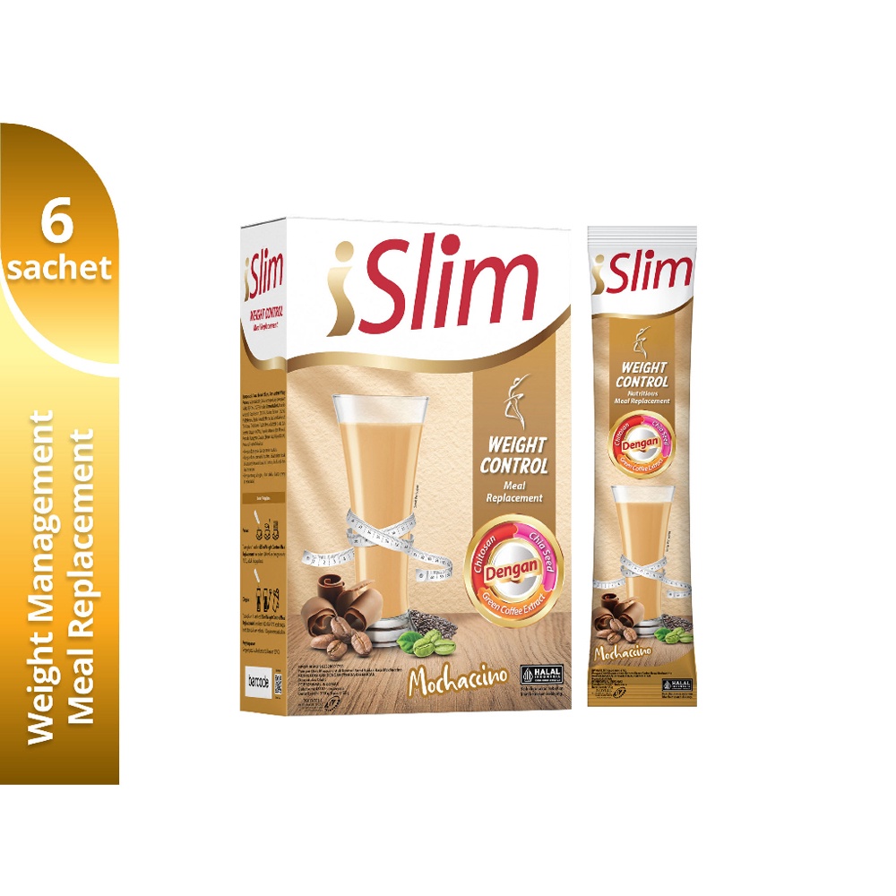 iSlim - Weight Control Meal Replacement Pangan Diet Box Isi 6 Sachet