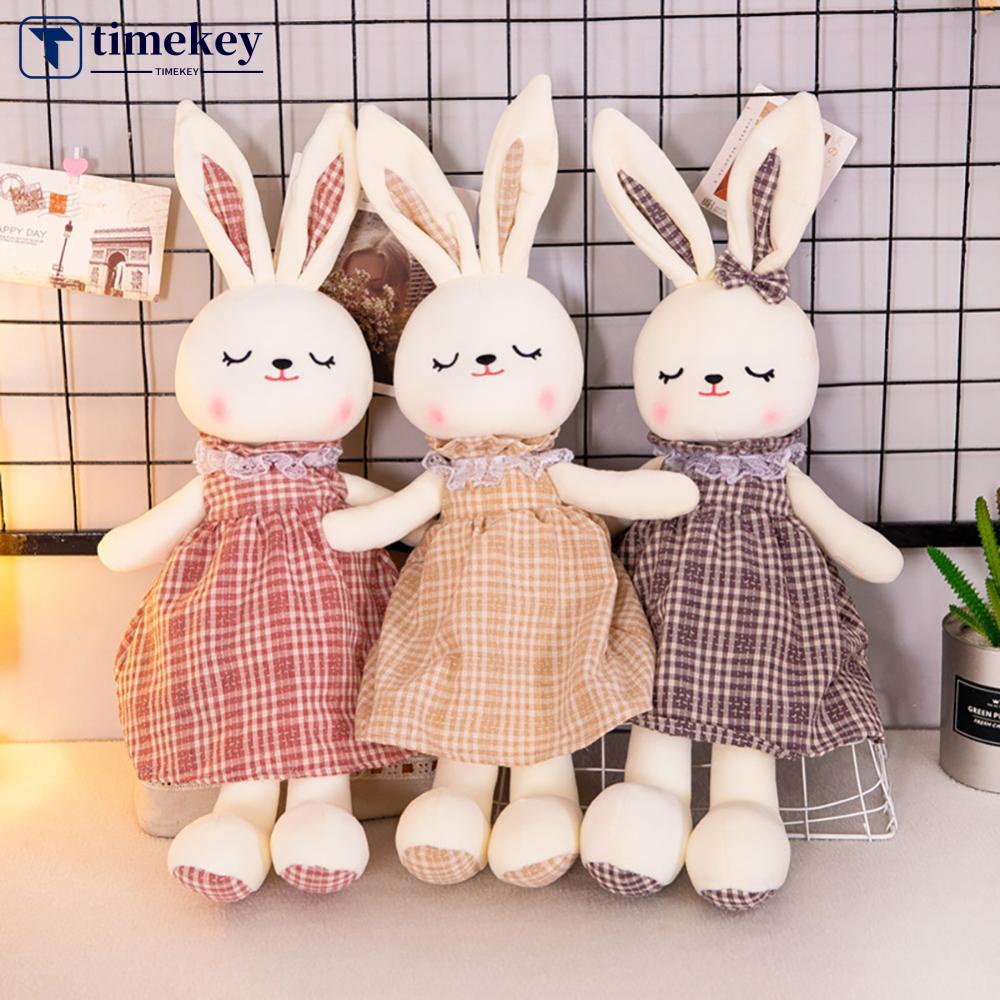 Timekey 50 cm Anak Kelinci Lucu Mainan Mewah Telinga Panjang Boneka Lembut Bunny Doll Mainan Tidur Anak Perempuan Anak Bayi Plush Animal Mainan Ulang Tahun F2J8