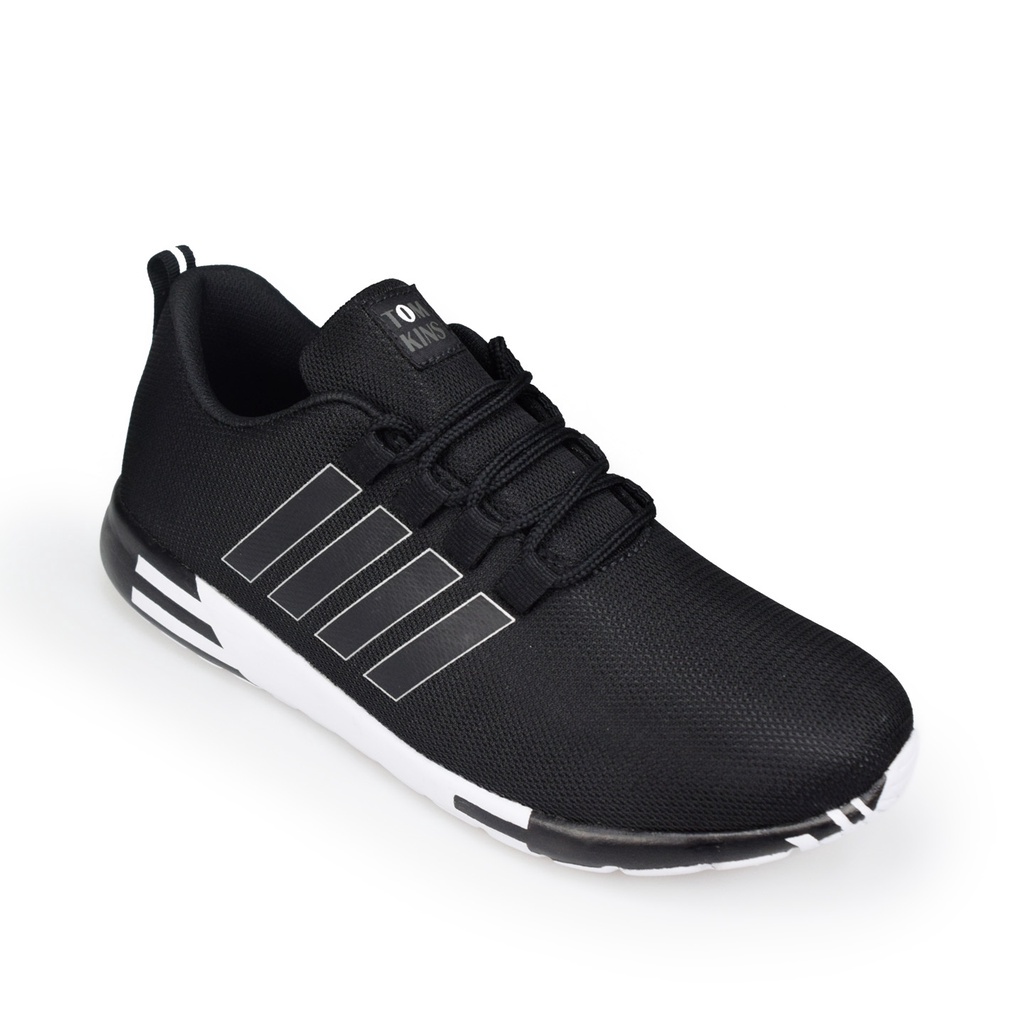 TOMKINS Sneakers Pria Banshee - Black WhiteRAMAYANA JAKTIM