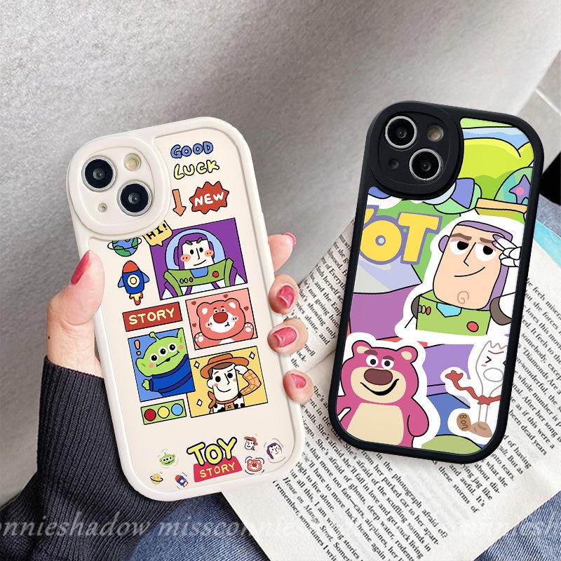 Casing Toy Story Lucu Untuk Infinix Hot11 10T 10s 11s 10 9 Play Hot 10 Lite 10T 10s 11 11s Smart6 5 Note8 Kartun Permen Lovely Manyo Shockproof Soft Case