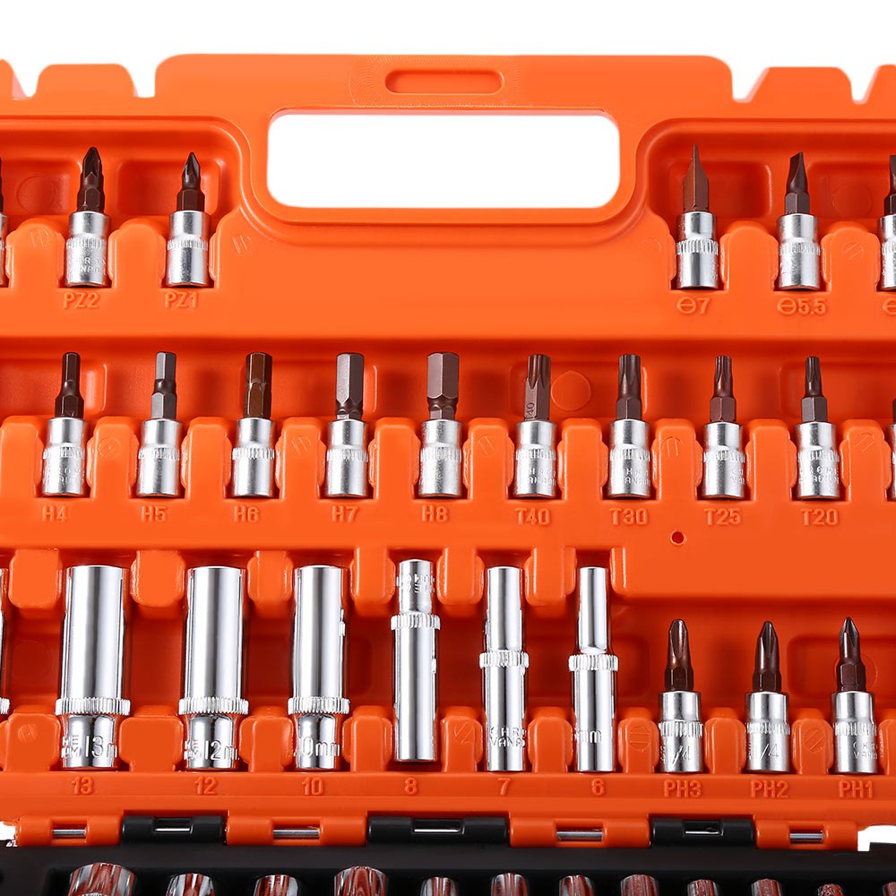 MBOISGET - JNGEK Peralatan Set Kunci Pas 53 in 1 SOCKET WRENCH ALAT SHOCK SOK SHOK KUNCI