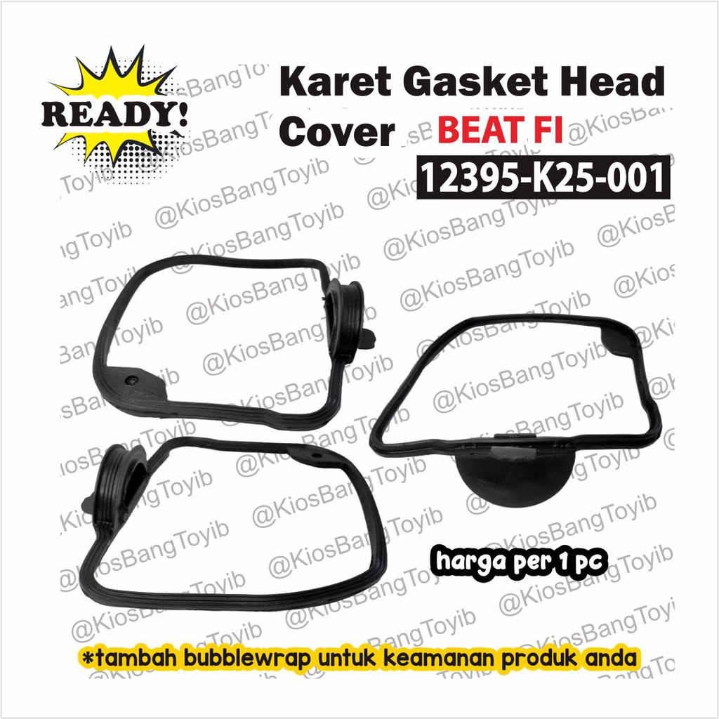 Karet Gasket Head Cover Honda BEAT SPORTY SCOOPY Esp VARIO (12395-K25)