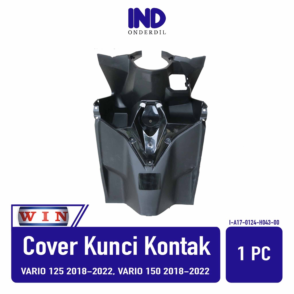 Pelindung Kaki Dalam Besar Merk Win Vario 125-150 K59J K60R 2018 2019 2020 2021 2022 Cover Tutup Inner Lower Legshield Dek Kunci Kontak