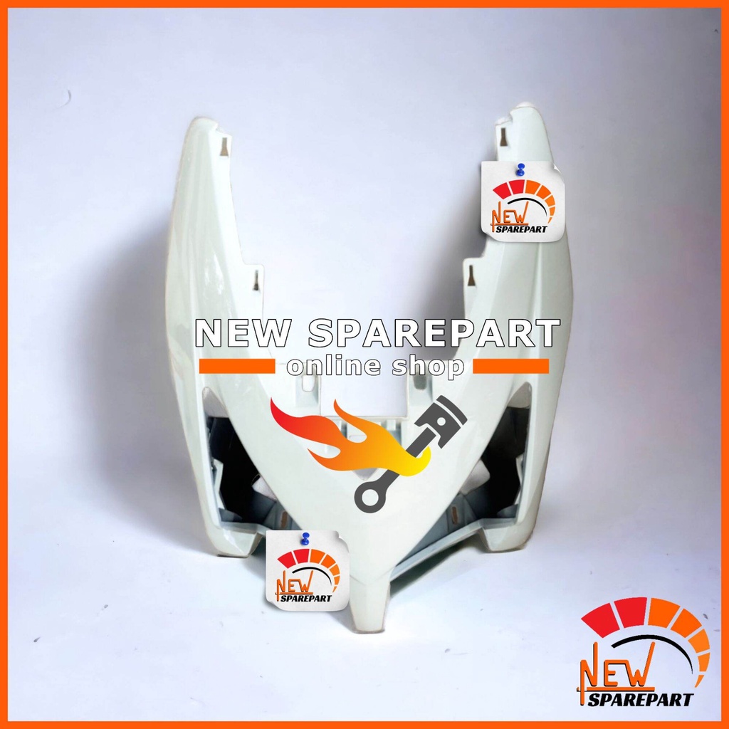 Tameng Depan Honda Vario Cw 110 Karbu / Vario Lama Putih