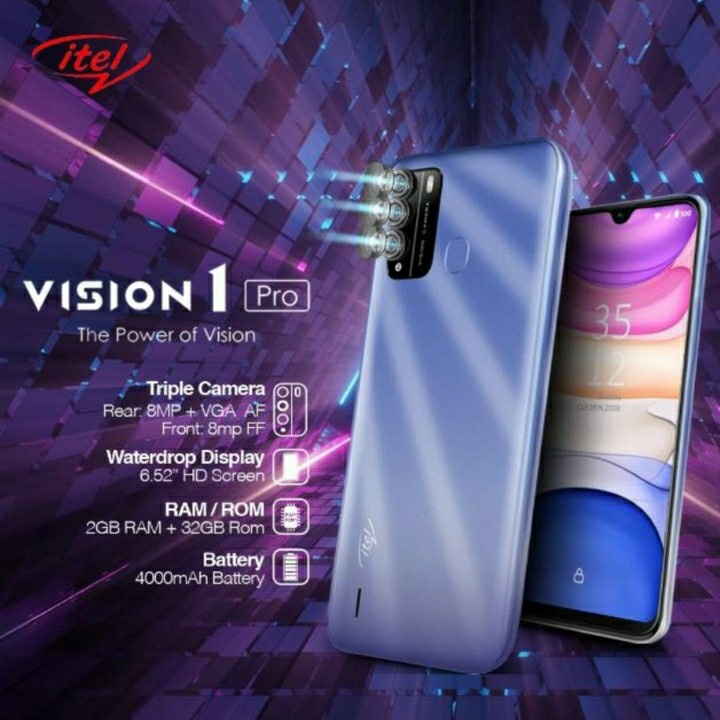 Infinix Itel Vision 1 Pro 2/32Gb - ITEL VISION 1 PRO BARU - Garansi Resmi