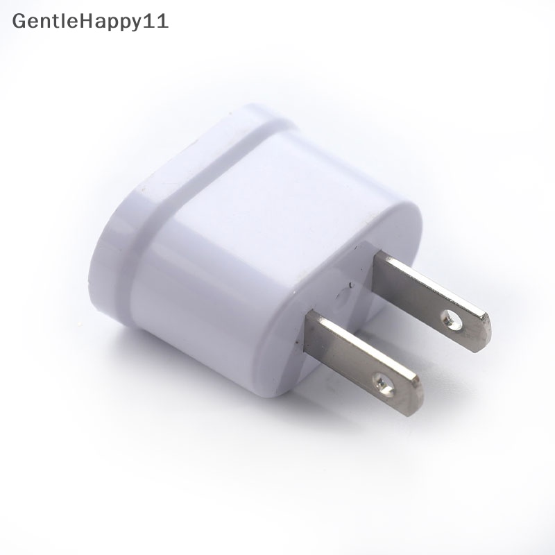 Gentlehappy US Plug to EU Plug Bulat Dan Datar Dual Purpose Konversi Plug Converter Socket id