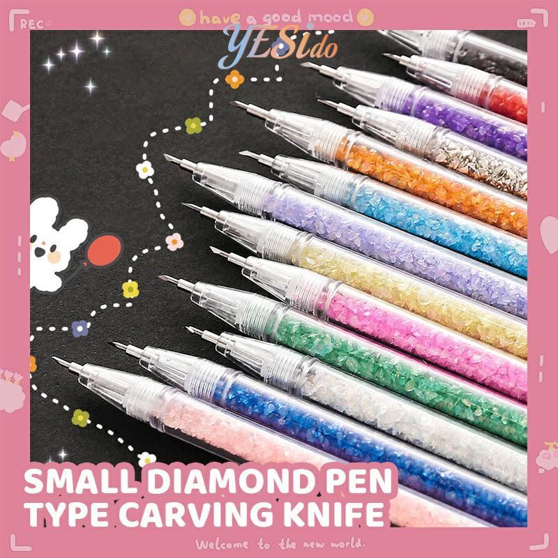 

COD✨ Cutter Pen Stiker / Pulpen Pisau Pencil Knifes Cutte-Stiker / Pisau Pemotong Pulpen Retractable Handmade Portable Desain Kartun Kreatif-YES