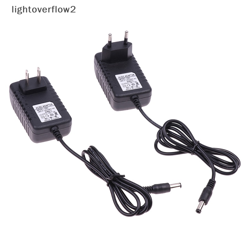 [lightoverflow2] 15v2a AC 100V-240V Converter Adapter DC 15V 2A 2000mA Power Supply EU US Plug 5.5mm x 2.1-2.5mm [ID]