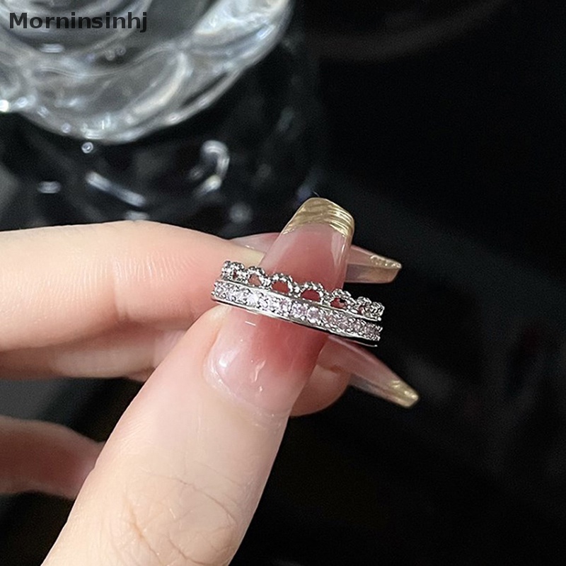 Mornin Fashion Kreatif Punk Gothic Duri Cinta Jantung Cincin Mata Kucing Merah Muda Jantung Cincin Wanita Pembukaan Perhiasan Cincin Hadiah id