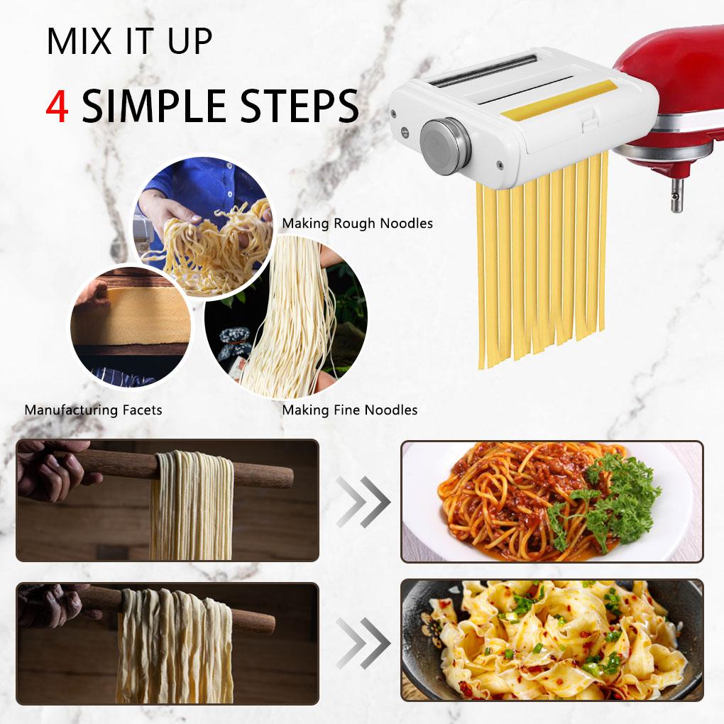 Spaghetti Maker Slicer Mixer Press Perlengkapan Toko Kue Noodle Roller Alat Pembuat Adonan Food Processor Multi Fungsi