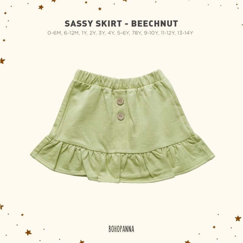 Sassy Skirt Bohopanna New B46 / Rok Anak Perempuan / Rok Anak Perempuan Polos / Rok Anak Perempuan Katun