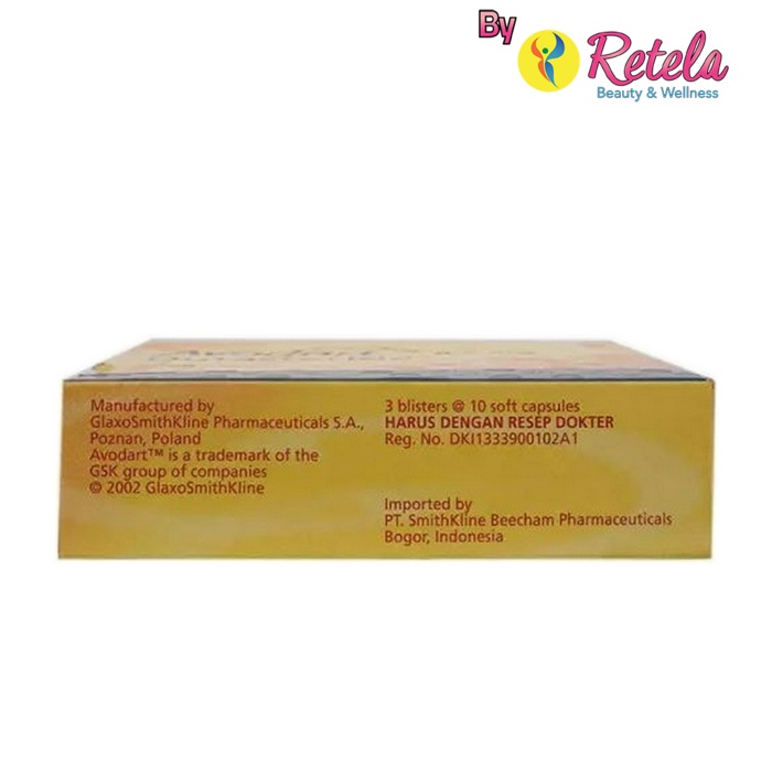 AVODART 0,5 MG KAPSUL 1 STRIP ISI 10 CAPSUL