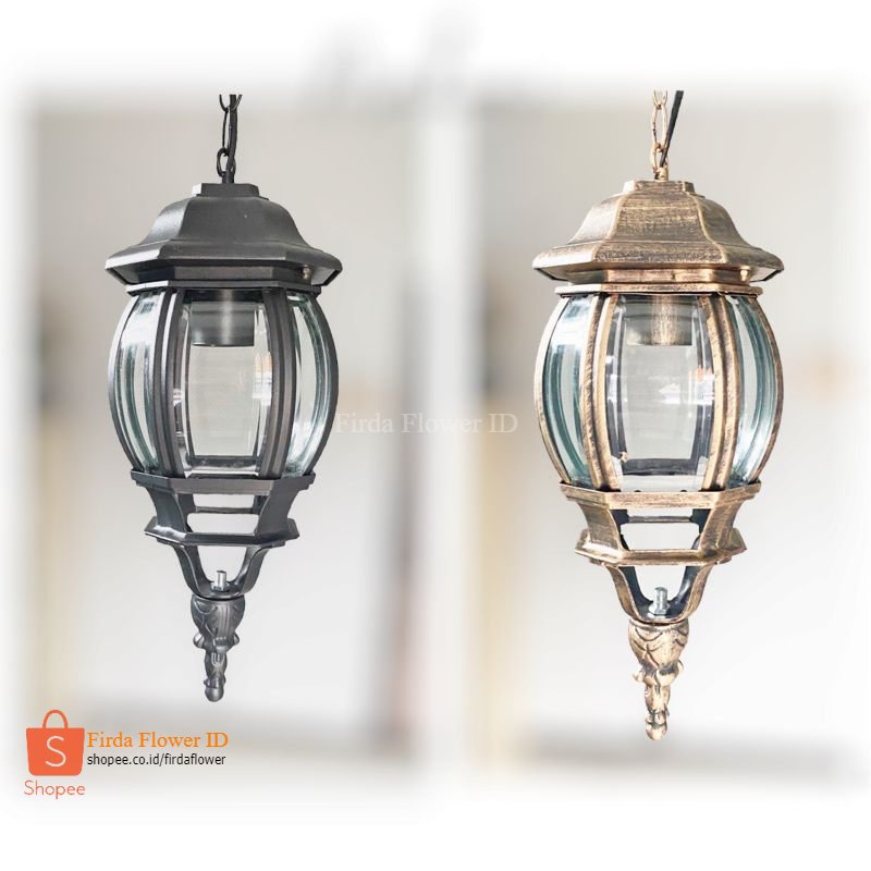 (Free Bublewrap) Lampu Gantung Antik 1003 / 5003 Lampu Teras Lampu Hias Lampu Klasik