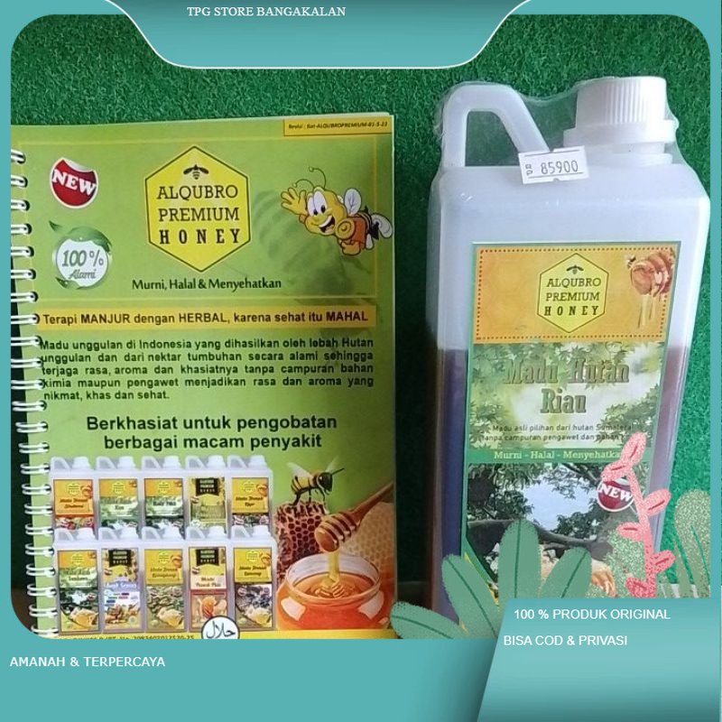 

Madu Hutan Riau Alqubro Premium Honey 1000gr