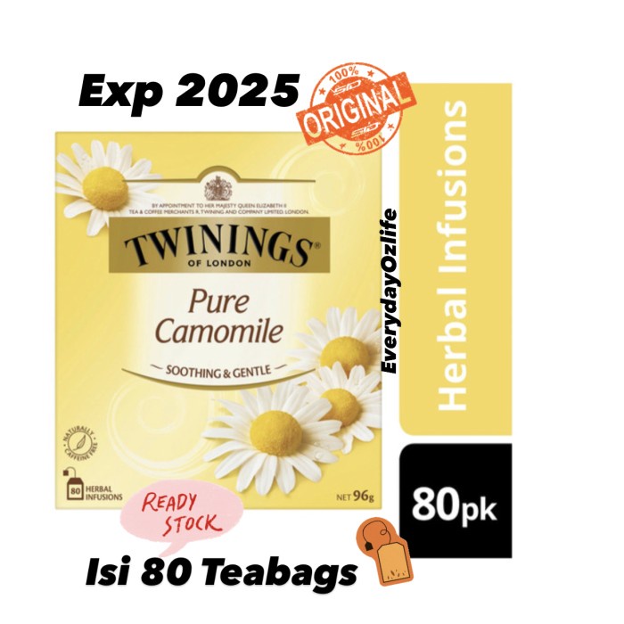 

N.E.W Twinings Pure Camomile Tea 80 pcs