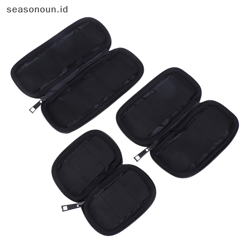 Seasonoun Portable U Disk Holder USB Flash Drives Organizer Case Tas Penyimpanan Pelindung.