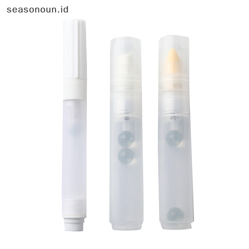 Seasonoun Plastik Kosong Pen Rod 5mm 8mm 10mm Barel Tabung Cair Kapur Spidol Cat.