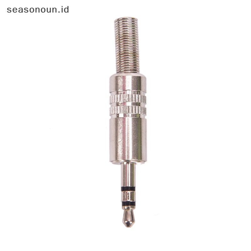 Seasonoun 3.5mm 3pole Headphone Replacement Jack Male Plug Solder Konektor.