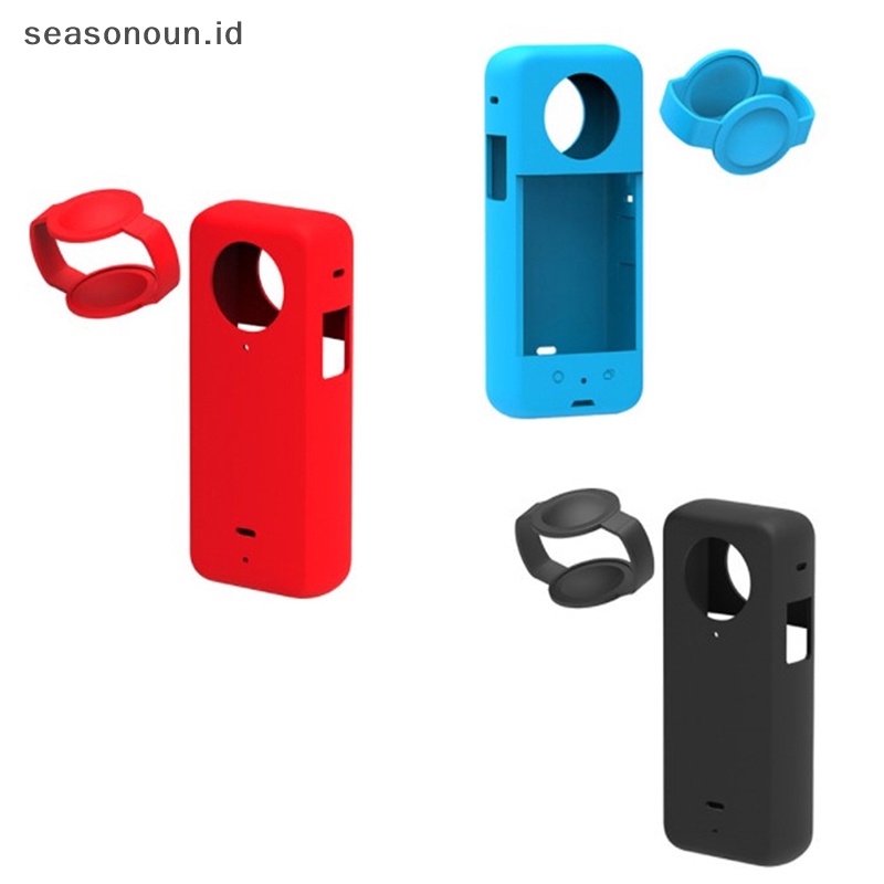 Seasonoun Silicone Case Insta360 ONE X3 Kamera Action Panorama Dustproof Anti-Drop Case.