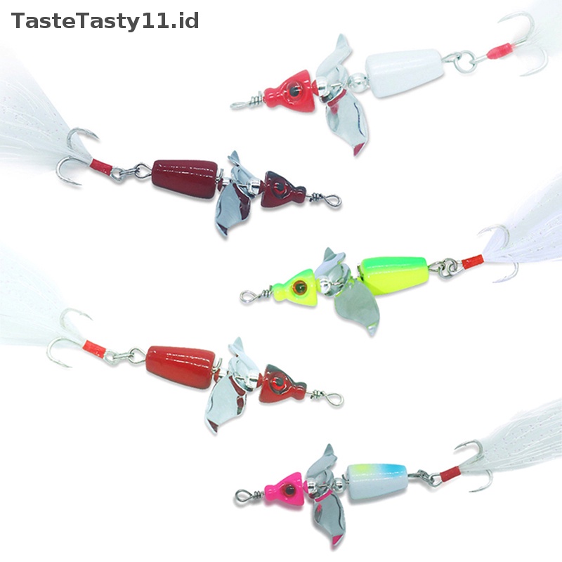Tastetasty Luya far cast double blade propeller Pensil Kecil Luya Sequin full Air.