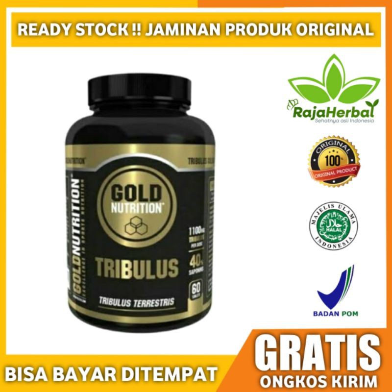 (BHJ)TERJAMIN AMPUH 100% TRIBULUS GOLD NUTRITION ASLI ORIGINAL - OBAT KUAT PRIA TAHAN LAMA(Gratis on