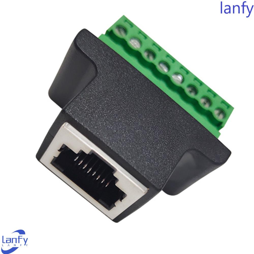 Lanfy 8pin Konektor Las Gratis Tanpa Telinga Female Head Eterna Kepala Lurus Adaptor Kabel Eterna