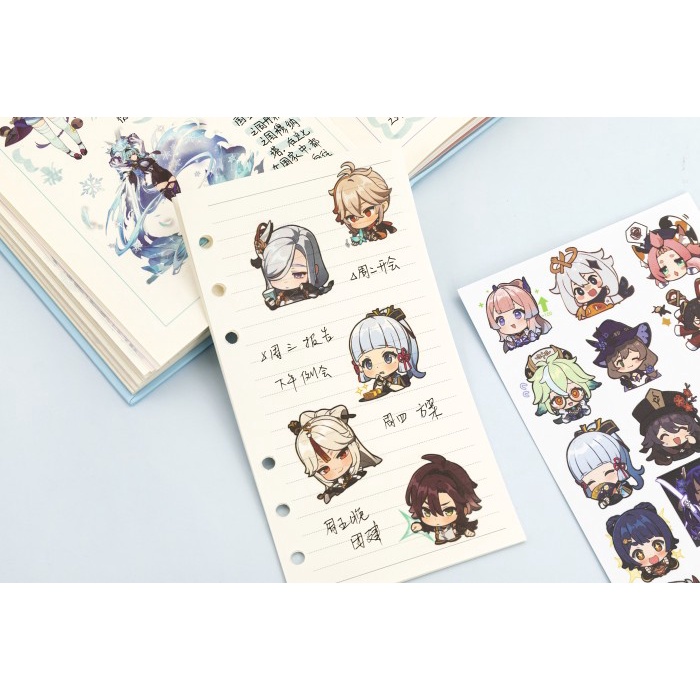 Stiker PET Anime Game Genshin Cutting Sticker Kado Anak Murah Grosir Washi Tape Harga Grosir Termurah