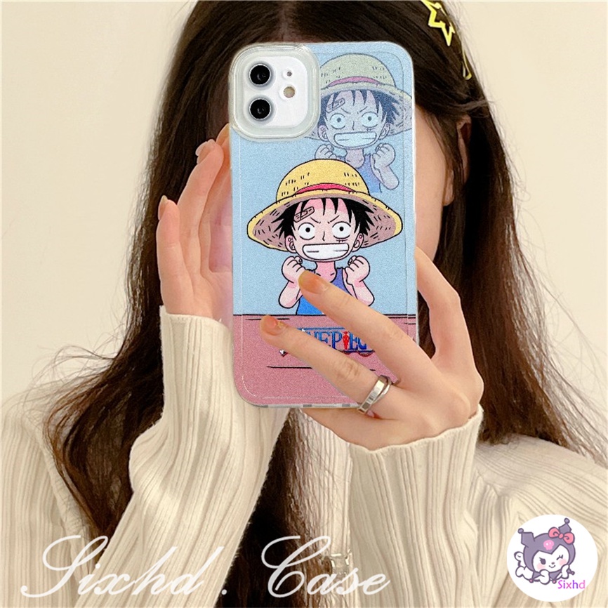 IPHONE Kompatibel Untuk Iphone14 13 12 11 Pro Max SE 2020 X XR Xs Max7 8 6 6s Plus Kartun Keren One Piece Silicon Phone Case Lembut TPU Shockproof Cover XJJJJ