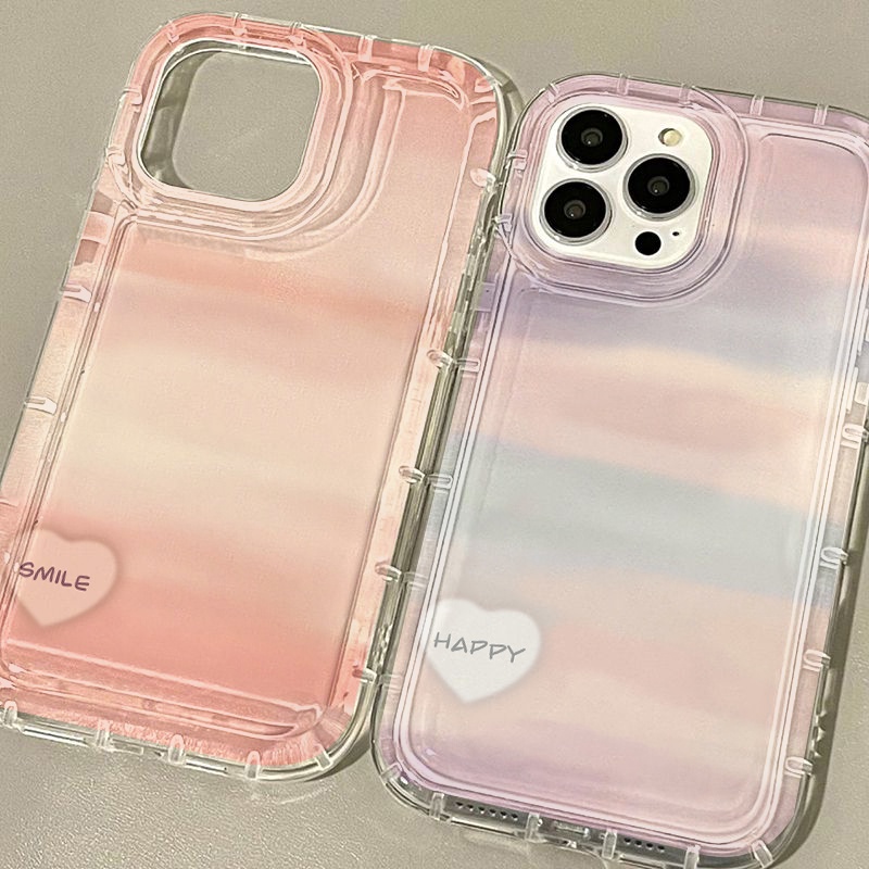 Casing Warna Gradasi Untuk OPPO A11K A16 A16K A16E A16S A5S A7 A12 A12S A54S A3S A5 A8 A9 A9X A11 A11X A57 A57E A57S A17 A17K A74 A76 A77 A77S A94 A95 A96 Airbag Shockproof Cover