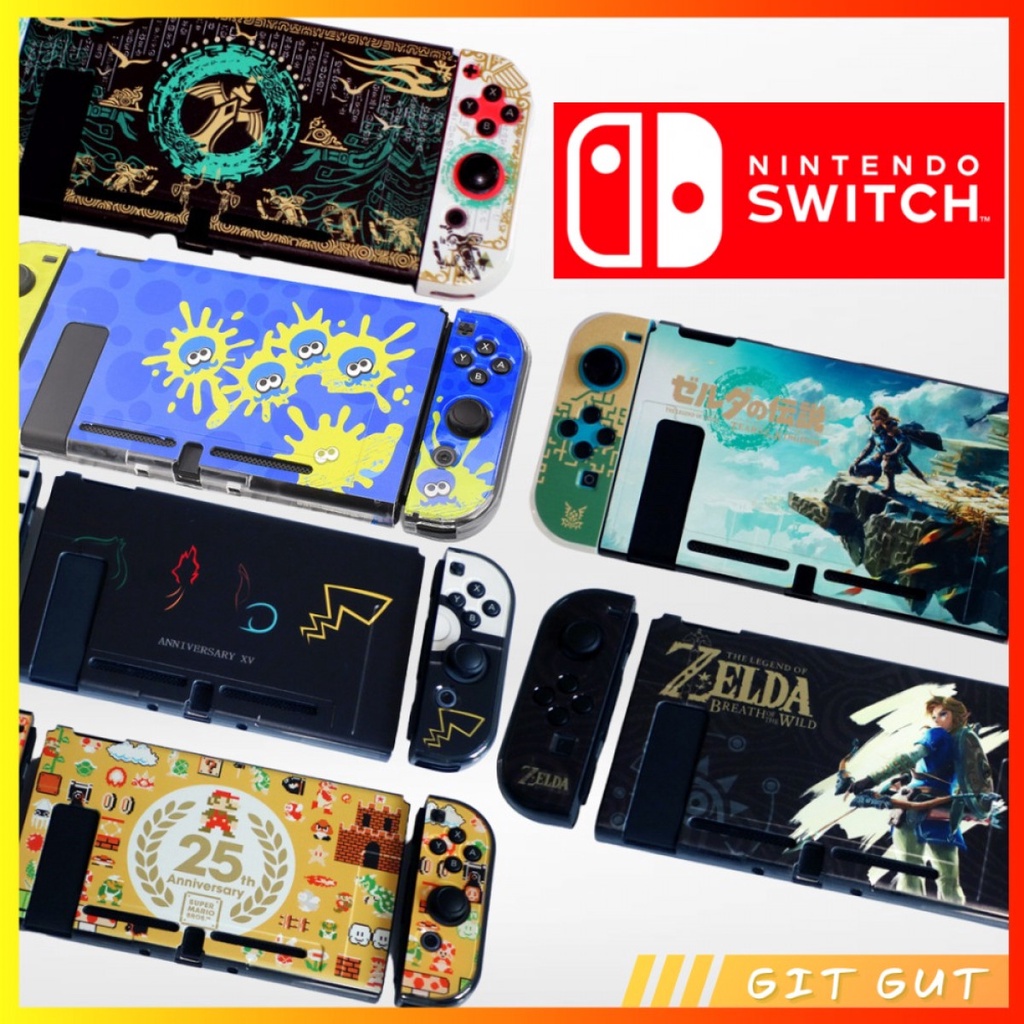 Nintendo Switch V1 V2 Thematic Premium Case TPU Protective Shell Cover