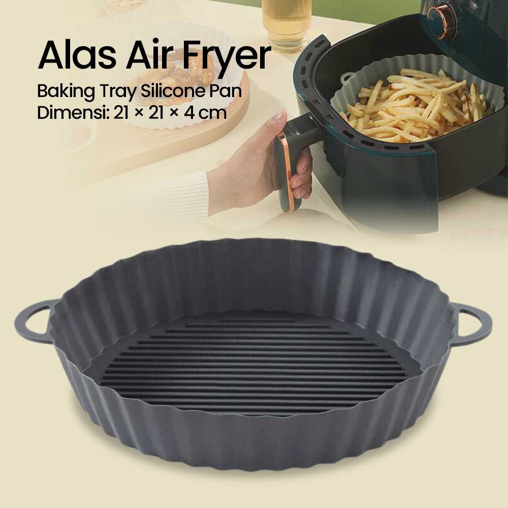 TD - DPR LINSBAYWU Alas Air Fryer Baking Tray Silicone Pan - M02