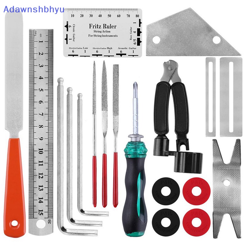 Adhyu Luthier Guitar Care Kit Repair Maintenance Tools Full Set Alat Gitar Tang ID