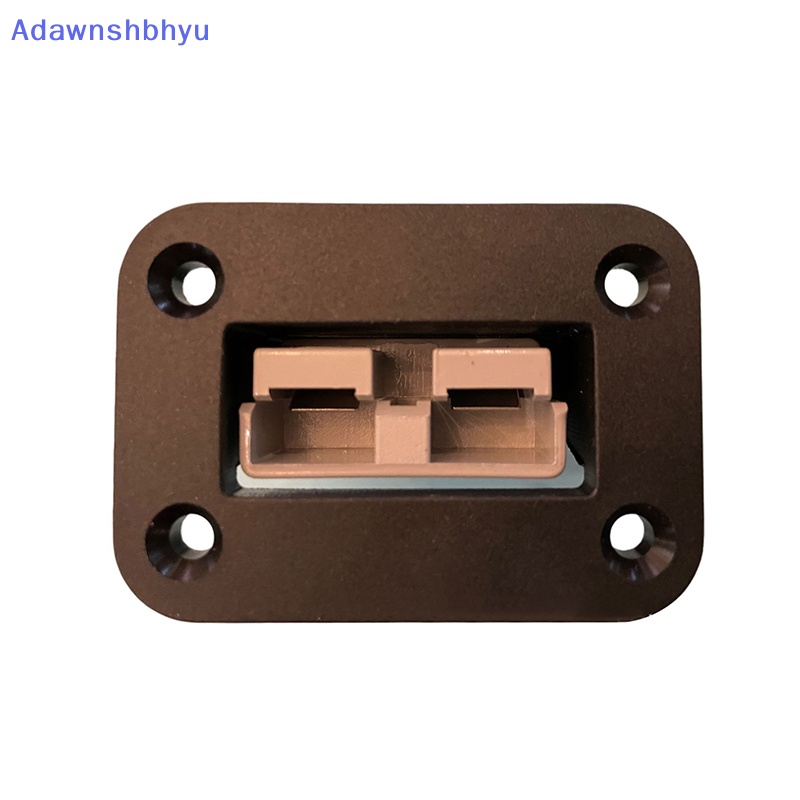 Adhyu Kompatibel Dengan Anderson Plug Flush Moung Panel Cover Untuk Caravan 50A 600V Kapal Plastik Socket Panel Parts ID