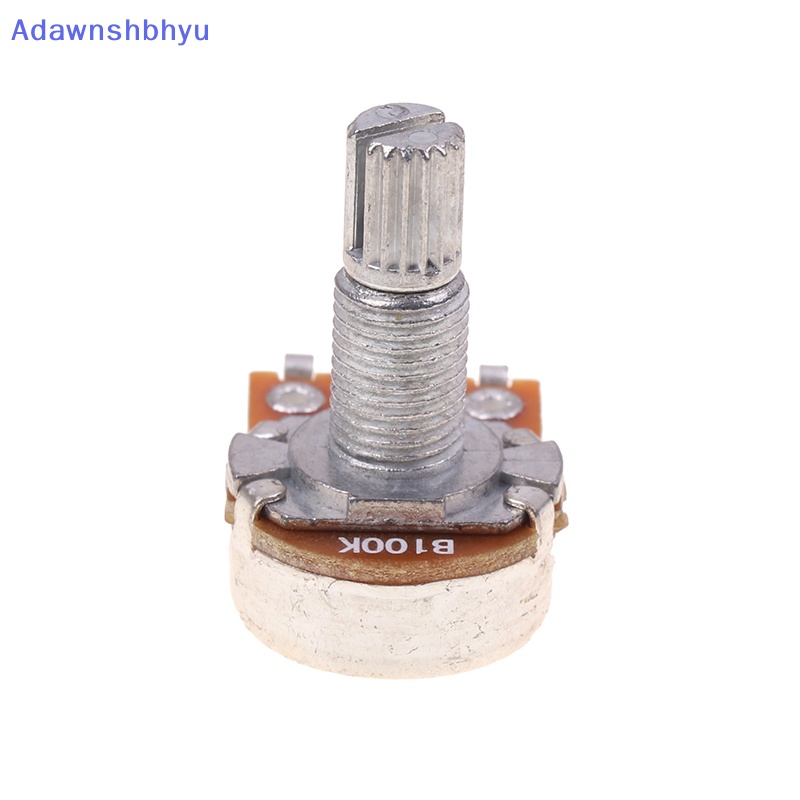 Potensiometer Shaft Kuningan Adhyu Untuk Bass Gitar Elektrik A250K/B250K/A500K/B500K ID